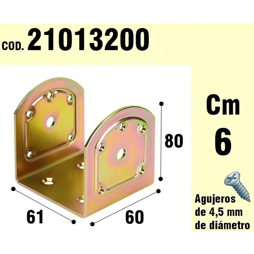 Soporte para madera tipo 